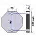 Накладка резиновая 27-0219 на захват автомобильного двухстоечного подъемника